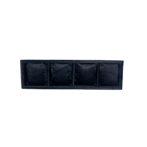 Velvet Stackable 4 Slot Watch Tray for Organize Watches & Bangles